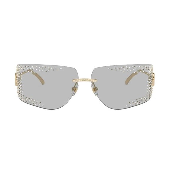 NEW JIMMY CHOO SUNGLASSES GOLD GREY WOMEN EYEWEAR JIMMY CHOO JC4009B 300687